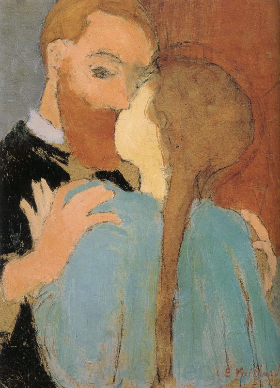 Edouard Vuillard Kiss Germany oil painting art